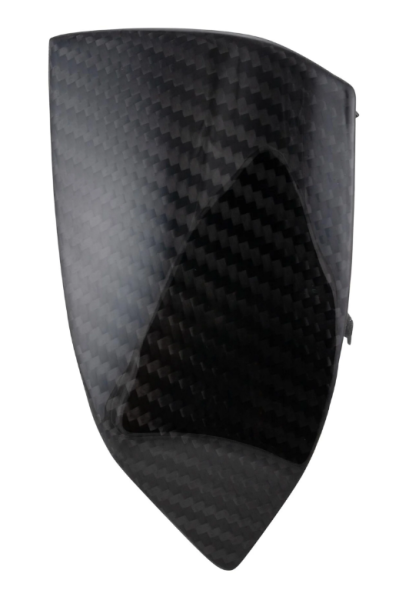 End piece underbody right for Vespa Primavera/​Sprint 50-150ccm 2T/​4T AC, carbon