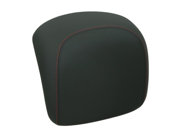 Original backrest for Vespa GTS/GTV top case - black, red stitching