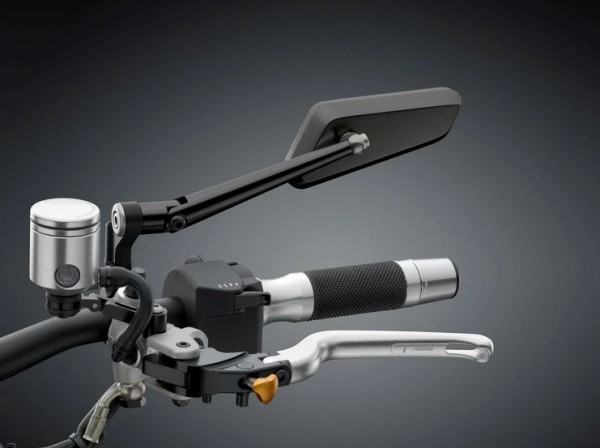 Mirror RIZOMA Circuit 744 right for Vespa, black anodized