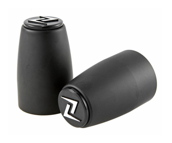 Handlebar end weights ZELIONI for Vespa, pair, black matt